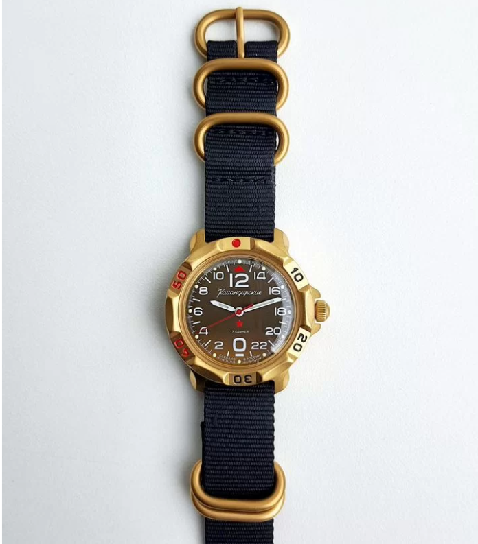 Vostok Komandirsky Mechanical Manual Winding Wrist Watch 81716B