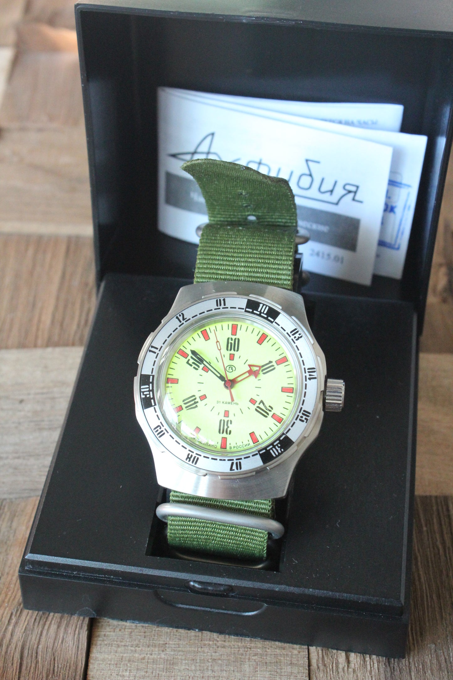 Vostok Amphibian Diver Mechanical Automatic Wrist Watch Pripyat Chernobyl 16032B