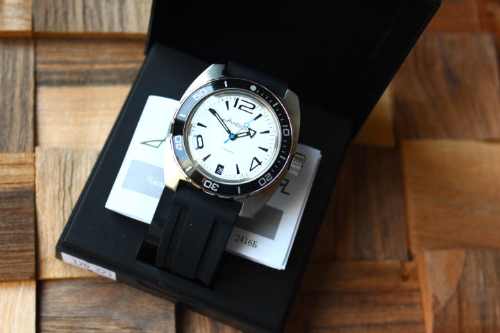 Vostok Amphibia Automatic Watch 170273, watch in original packaging
