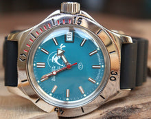 Load image into Gallery viewer, Russian Mechanical Automatic Wrist Watch Vostock Amphibian Diver 120059