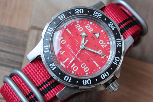 Vostok Komandirskie Automatic 24-Hour Watch 18009B
