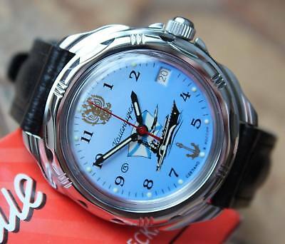 Vostok Komandirsky Russian Military Wrist Watch # 211139 NEW