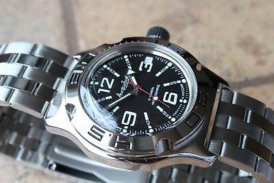 Russian Mechanical Automatic Wrist Watch VOSTOK AMPHIBIAN DIVER 100315
