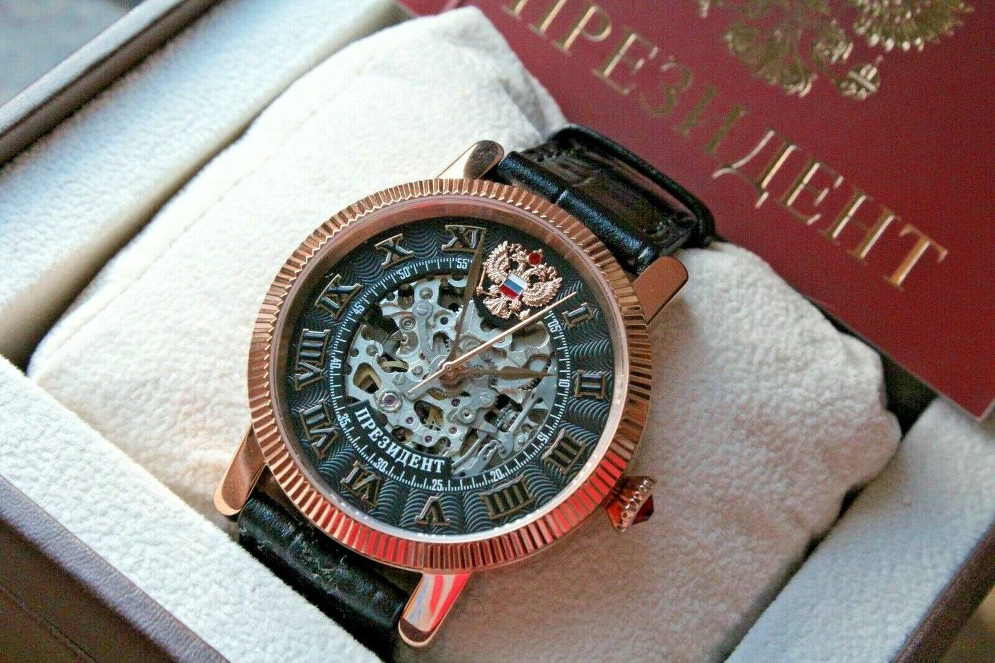 Russian President 4509171 Mechanical Automatic Men's Wrist Watch Poljot