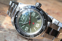 Load image into Gallery viewer, Vostok Komandirsky Auto Military Wrist Watch # 020715 NEW