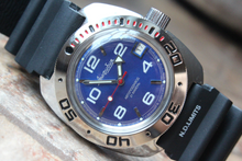 Load image into Gallery viewer, Russian Mechanical Automatic Wrist Watch VOSTOK AMPHIBIAN DIVER 710432L