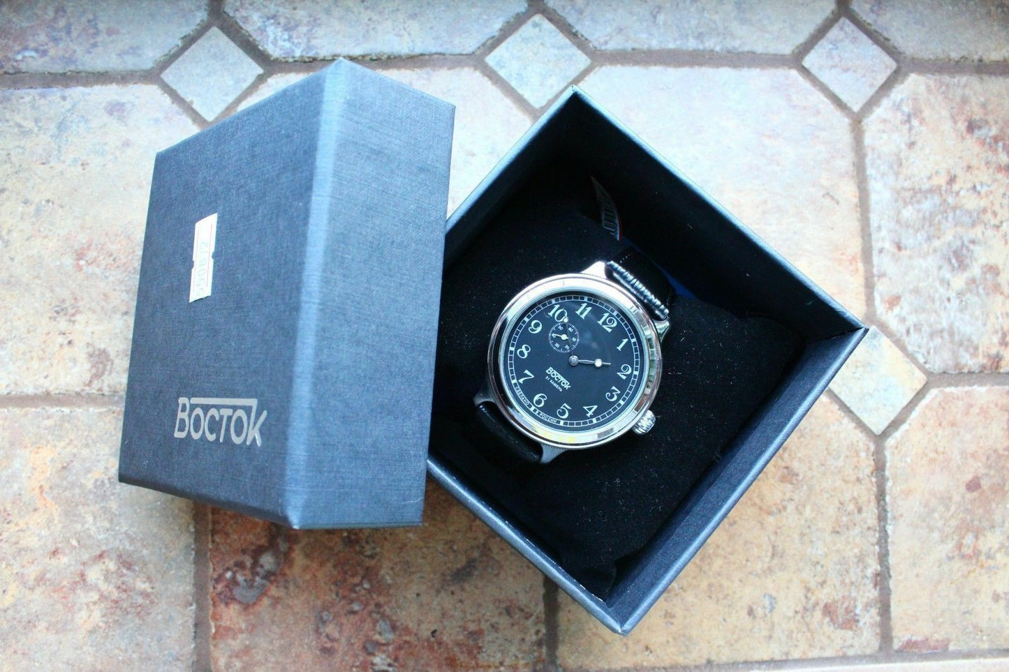 Vostok Komandirsky Auto Russian K-43 Retro wristwatches # 550872 New