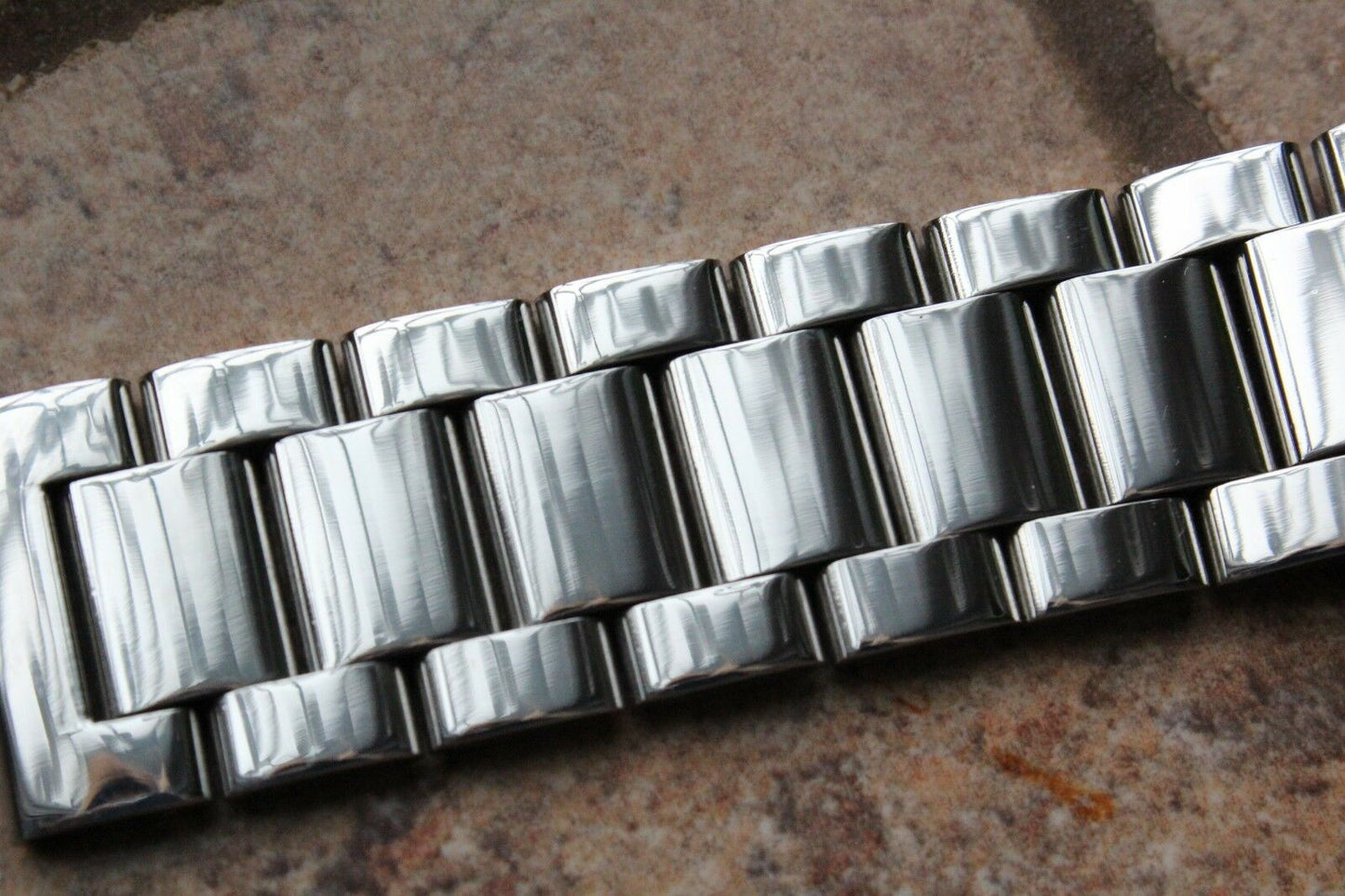 Stainless Steel Link Bracelet Metal Strap Watch Band Butterfly Buckle 14-26 mm