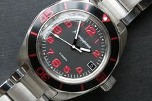 Load image into Gallery viewer, Vostok Komandirsky 030786B Russian Mechanical Automatic Military Wrist Watch Red