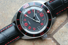 Load image into Gallery viewer, Vostok Komandirsky 030786 Russian Mechanical Automatic Military Wrist Watch Red