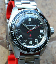 Load image into Gallery viewer, Vostok Komandirsky Auto Military Wrist Watch # 020706 NEW
