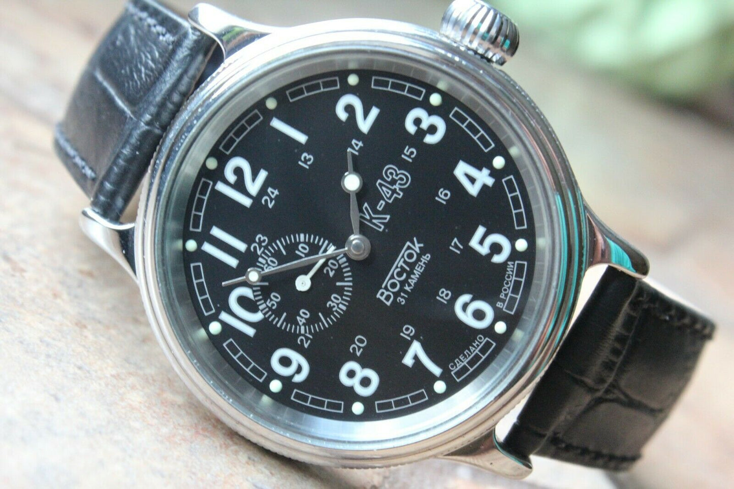 Vostok Komandirsky Classic Auto Russian K-43 Retro wristwatches 540933 New