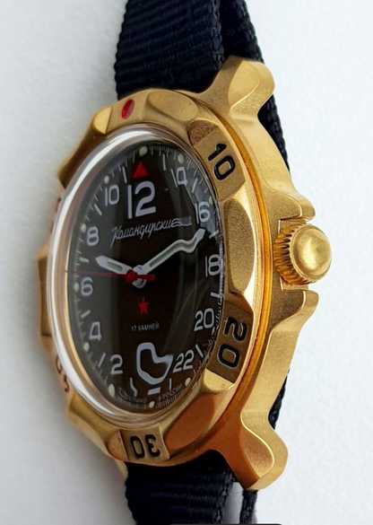 Vostok Komandirsky Mechanical Manual Winding Wrist Watch 81716B
