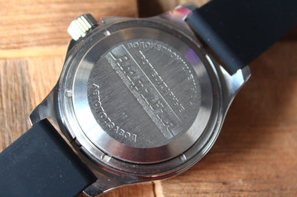 Vostok Amphibia Automatic Watch 12071B, case back