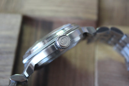 Vostok Amphibia 72046A - side view of case and stainless steel bracelet