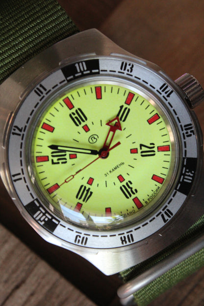 Vostok Amphibian Diver Mechanical Automatic Wrist Watch Pripyat Chernobyl 16032B
