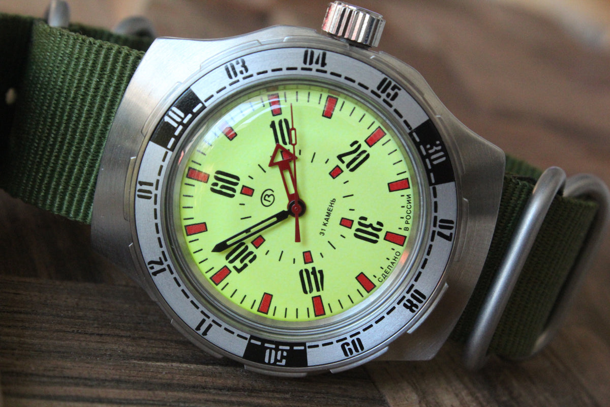 Vostok Amphibian Diver Mechanical Automatic Wrist Watch Pripyat Chernobyl 16032B