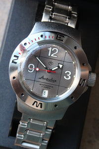 Vostok Amphibian Auto Russian diver wrist watch 060146