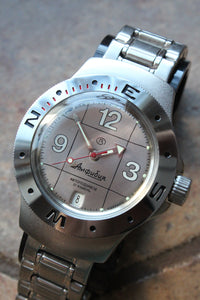 Vostok Amphibian Auto Russian diver wrist watch 060146