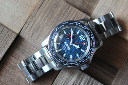Vostok Amphibian Mechanical Automatic Wrist Watch Diver GMT 13003B