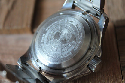 Vostok Amphibian Mechanical Automatic Wrist Watch Diver GMT 13003B