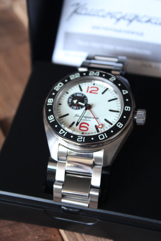 Vostok Komandirsky Automatic Wrist Watch Diver GMT 03099A
