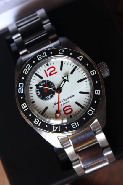 Vostok Komandirsky Automatic Wrist Watch Diver GMT 03099A
