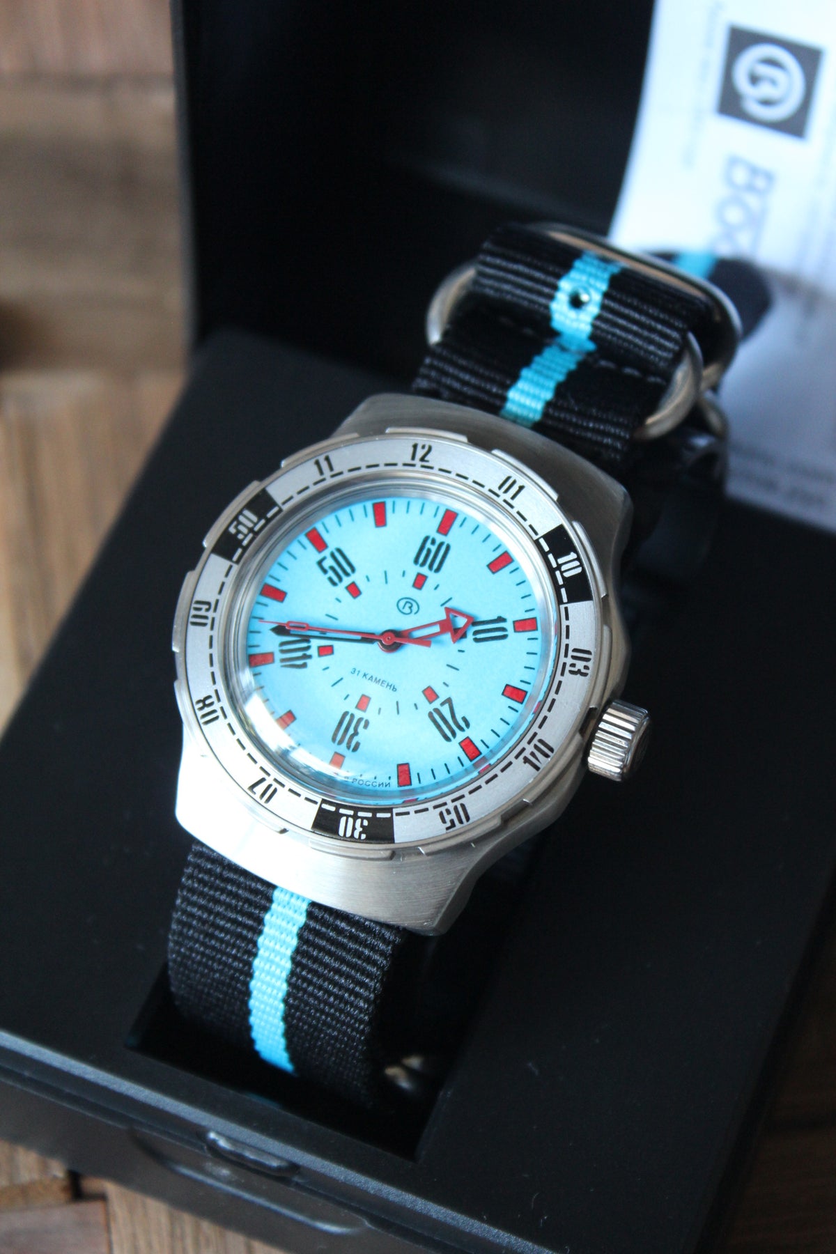 Vostok Amphibian Diver Mechanical Automatic Wrist Watch Pripyat Chernobyl 16033B