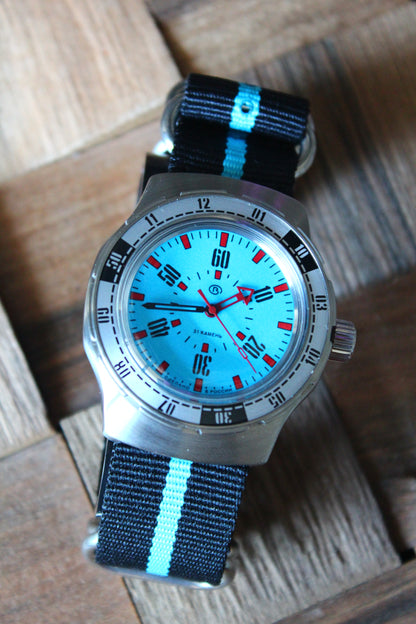 Vostok Amphibian Diver Mechanical Automatic Wrist Watch Pripyat Chernobyl 16033B