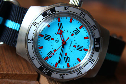 Vostok Amphibian Diver Mechanical Automatic Wrist Watch Pripyat Chernobyl 16033B
