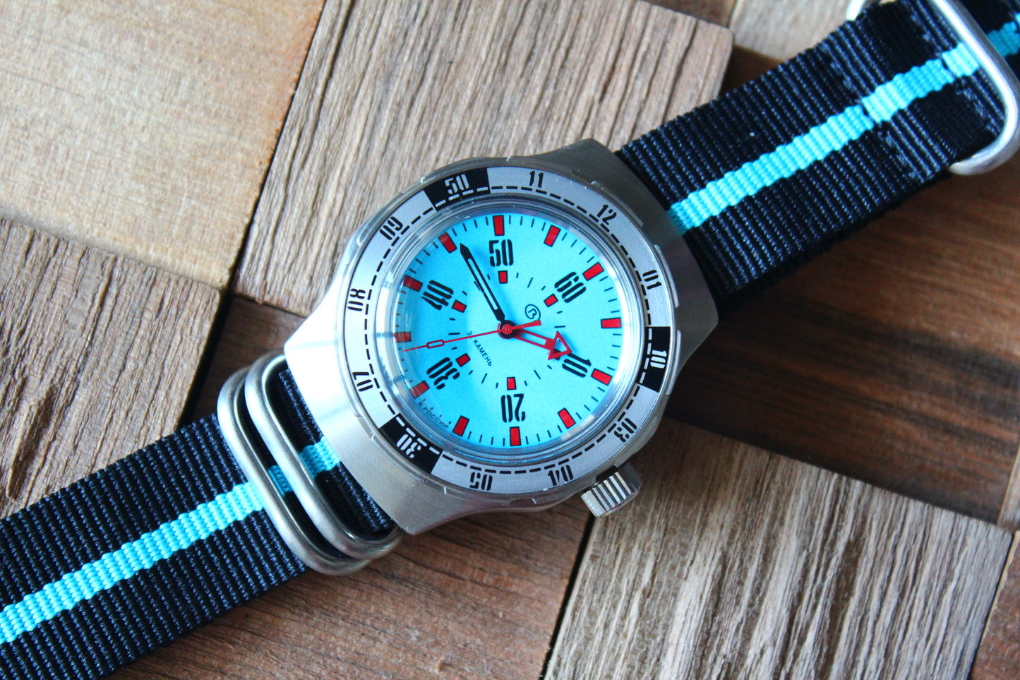 Vostok Amphibian Diver Mechanical Automatic Wrist Watch Pripyat Chernobyl 16033B
