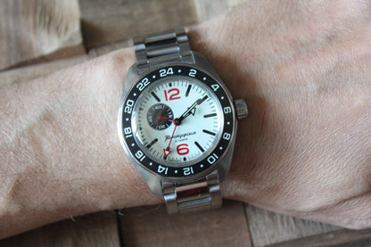 Vostok Komandirsky Automatic Wrist Watch Diver GMT 03099A