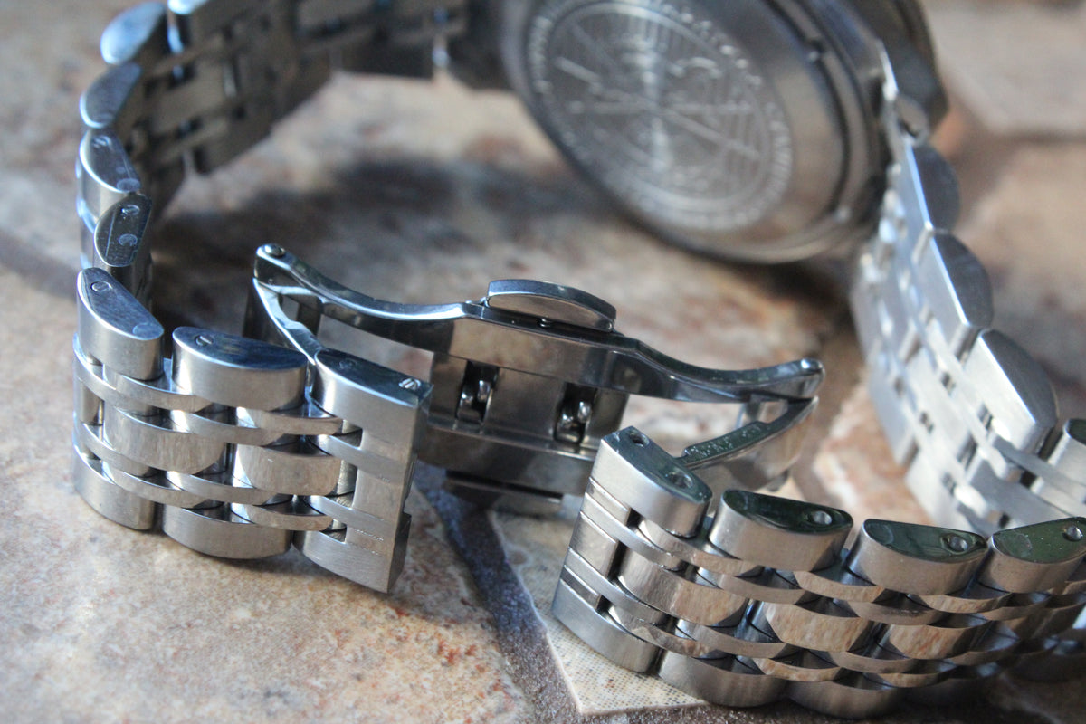 Vostok Amphibia 720076 - stainless steel bracelet and clasp
