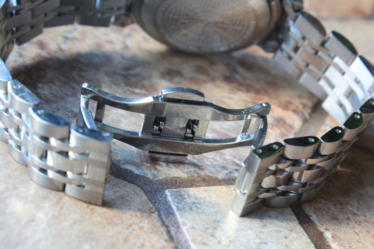 Vostok Amphibia 720073 - stainless steel bracelet and clasp