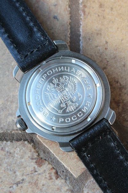 Vostok Komandirskie 816306 - engraved case back