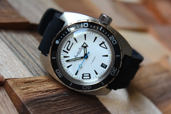 Vostok Amphibia Automatic Watch 170273, alternate front view
