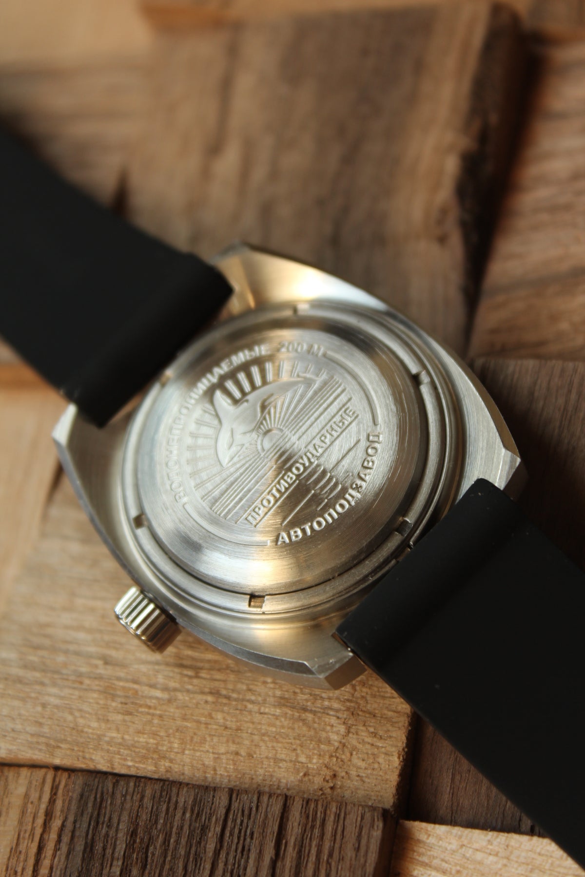 Vostok Amphibia Automatic Watch 170375, case back