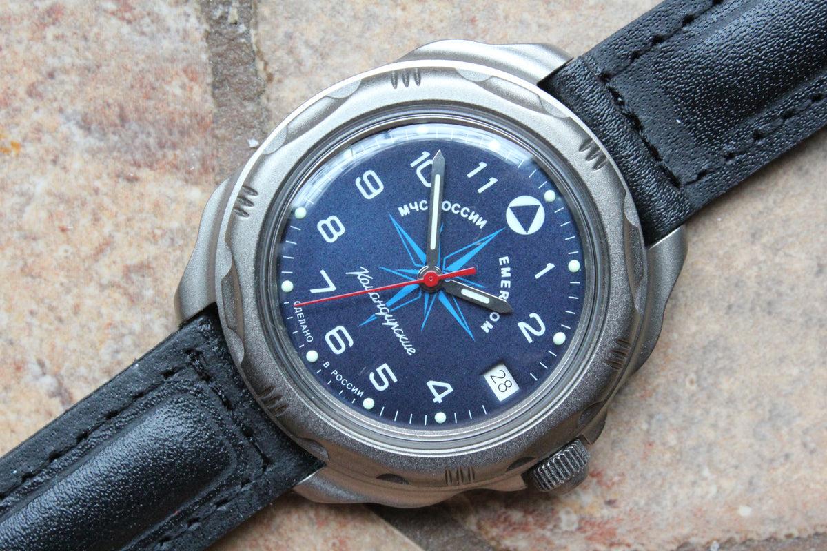 Vostok Komandirskie 216942 — dial detail