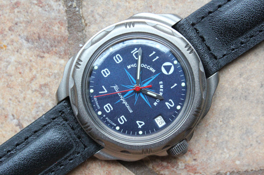 Vostok Komandirskie 216942 — dial detail