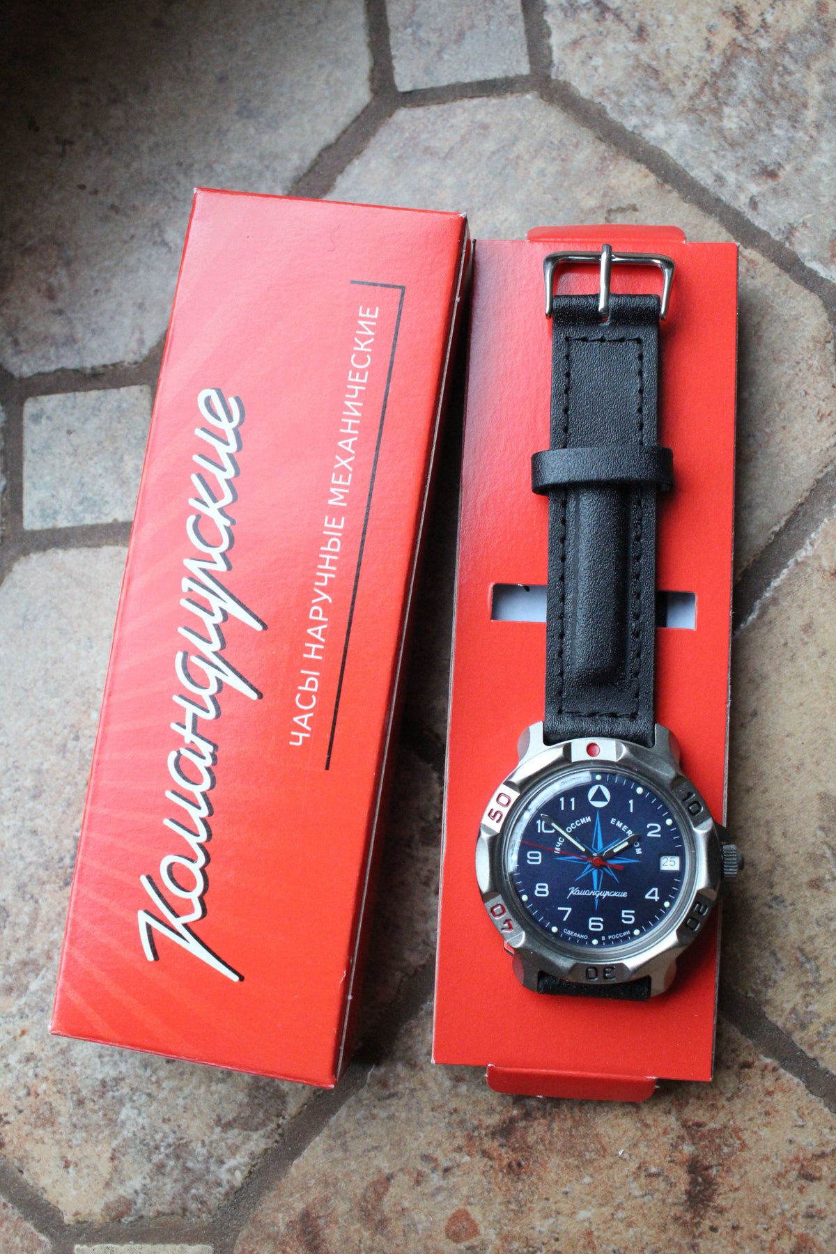 Vostok Komandirskie 816942 - watch with original presentation box