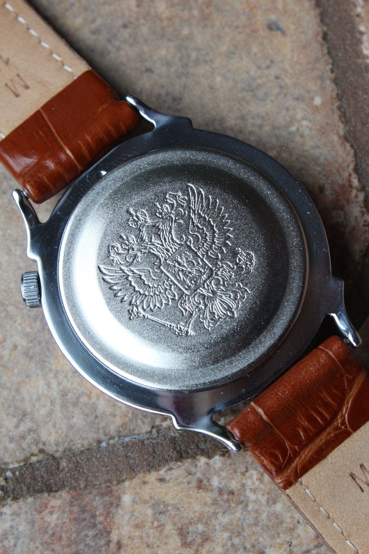 Vostok 581827 - engraved case back