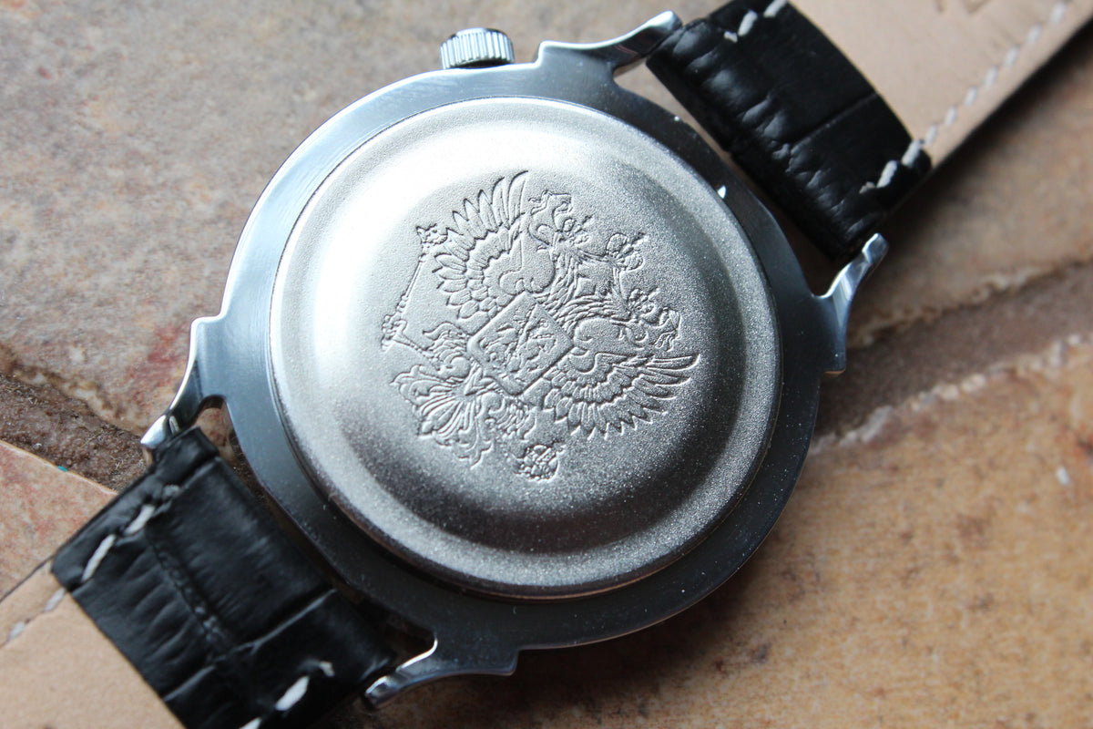 Vostok 581885 - engraved case back