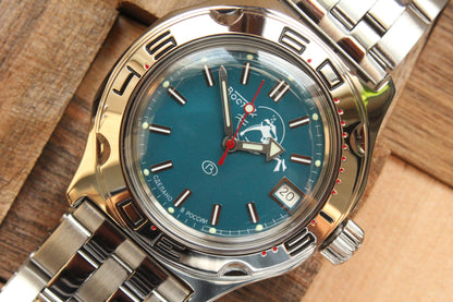 Vostok Mechanical Automatic Wrist Watch Amphibian Diver Scuba Dude 100059