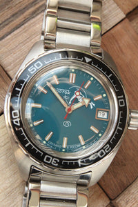 Vostok Komandirsky Mechanical Automatic Wrist Watch Diver Scuba Dude 020059