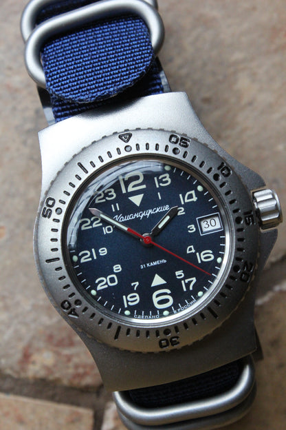 Vostok Komandirskie Mechanical Automatic Wrist Watch Diver 24 Hour 280990