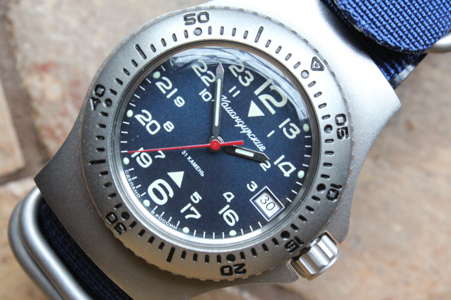 Vostok Komandirskie Mechanical Automatic Wrist Watch Diver 24 Hour 280990