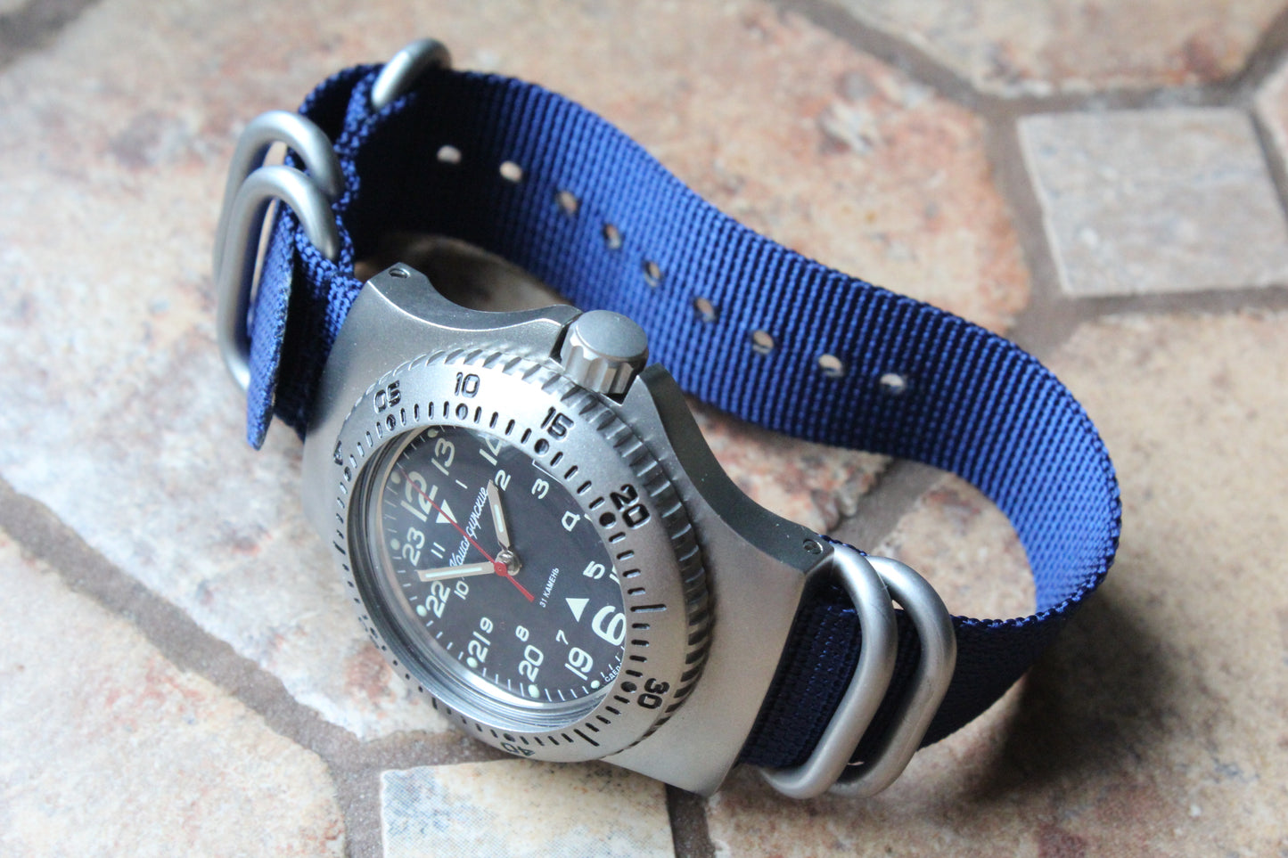 Vostok Komandirskie Mechanical Automatic Wrist Watch Diver 24 Hour 280990