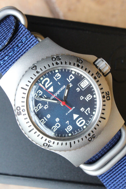 Vostok Komandirskie Mechanical Automatic Wrist Watch Diver 24 Hour 280990