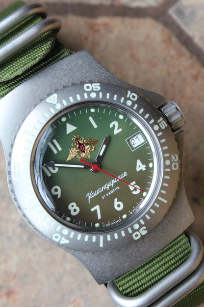 Vostok Komandirsky Mechanical Automatic Wrist Watch Diver 280992