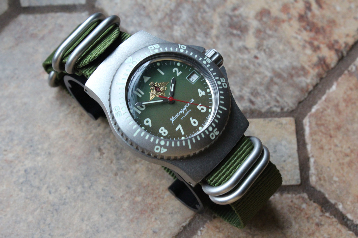 Vostok Komandirsky Mechanical Automatic Wrist Watch Diver 280992
